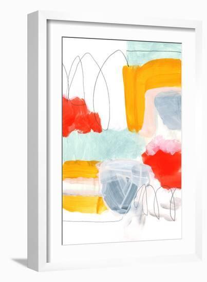 Abstract Painting XVI-Iris Lehnhardt-Framed Art Print