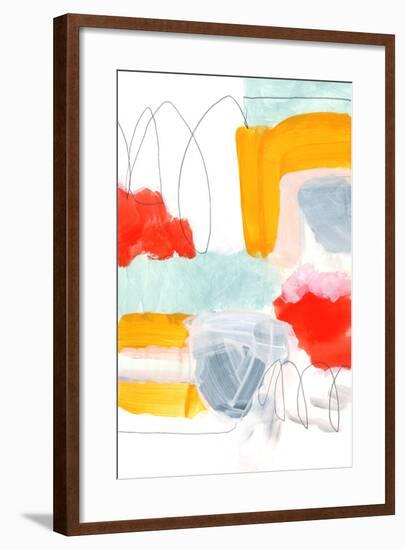 Abstract Painting XVI-Iris Lehnhardt-Framed Art Print