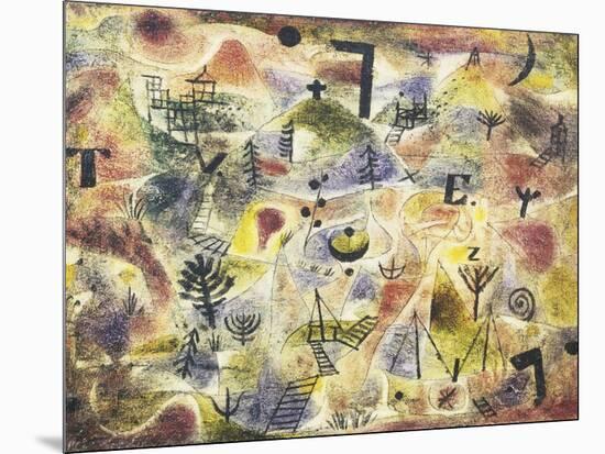 Abstract Painting-Paul Klee-Mounted Art Print
