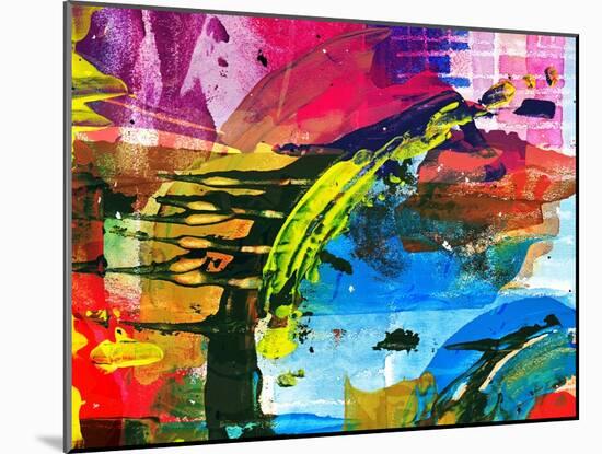 Abstract Painting-Andriy Zholudyev-Mounted Art Print