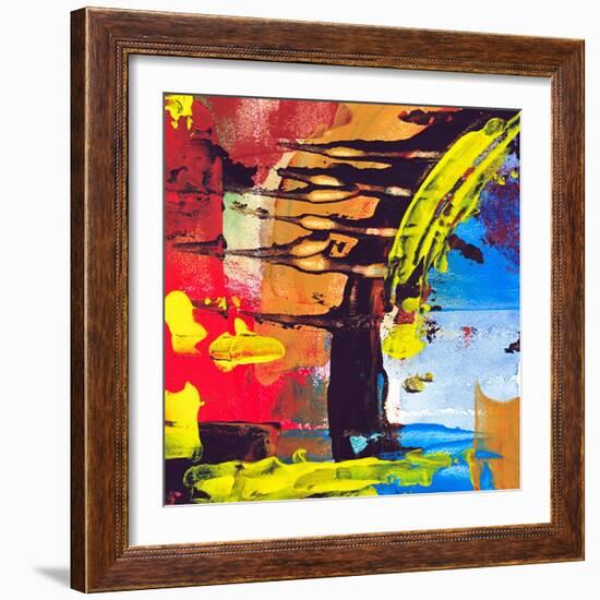 Abstract Painting-Andriy Zholudyev-Framed Art Print