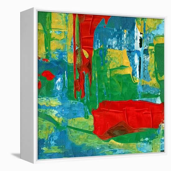 Abstract Painting-Andriy Zholudyev-Framed Stretched Canvas