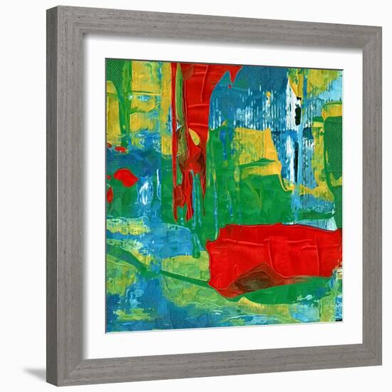 Abstract Painting-Andriy Zholudyev-Framed Art Print