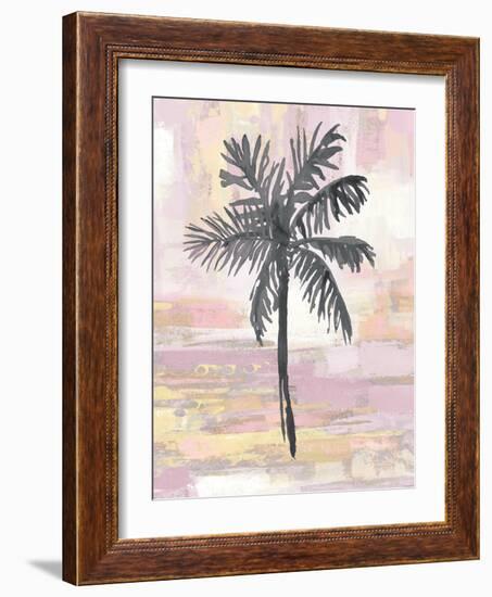 Abstract Palm Pink Blush-Kristen Drew-Framed Art Print
