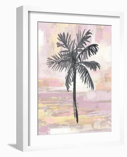 Abstract Palm Pink Blush-Kristen Drew-Framed Art Print