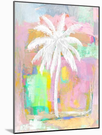 Abstract Pastel Palm-Kristen Drew-Mounted Art Print