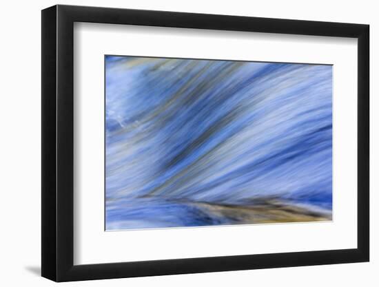 Abstract pattern in flowing stream, Greenbrier, Great Smoky Mountains National Park, Tennessee-Adam Jones-Framed Photographic Print