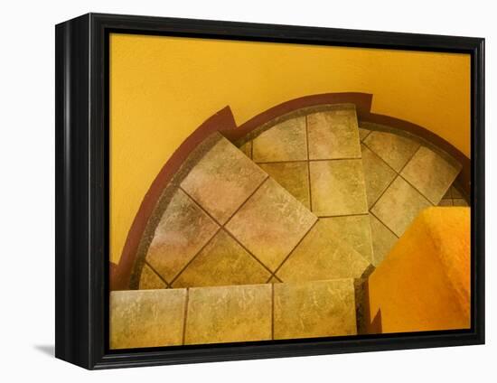 Abstract Pattern on Stairs, San Miguel De Allende, Mexico-Nancy Rotenberg-Framed Premier Image Canvas
