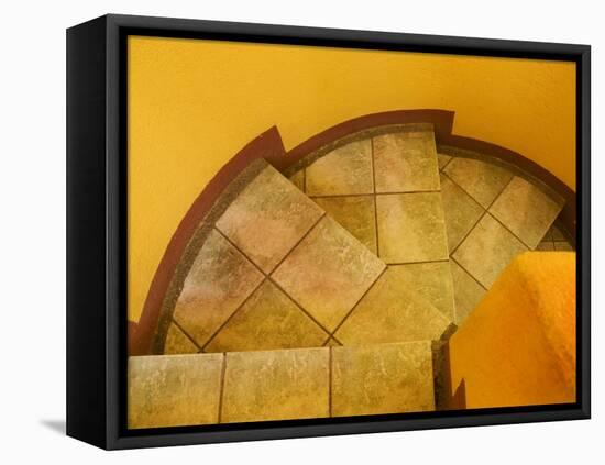 Abstract Pattern on Stairs, San Miguel De Allende, Mexico-Nancy Rotenberg-Framed Premier Image Canvas