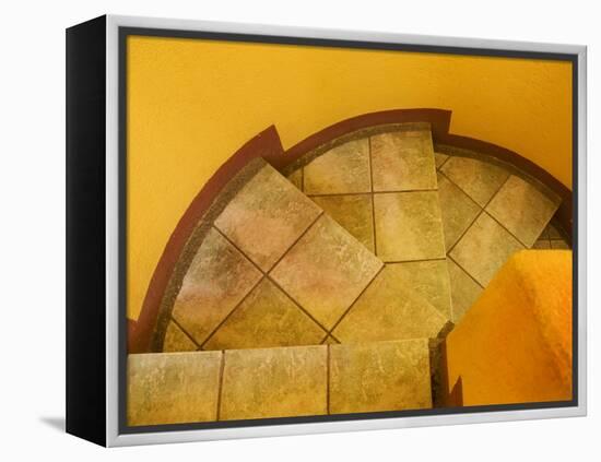 Abstract Pattern on Stairs, San Miguel De Allende, Mexico-Nancy Rotenberg-Framed Premier Image Canvas