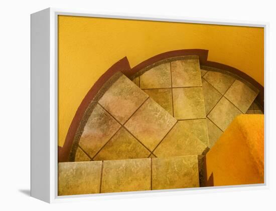 Abstract Pattern on Stairs, San Miguel De Allende, Mexico-Nancy Rotenberg-Framed Premier Image Canvas