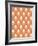 Abstract Pattern Peach-Whoartnow-Framed Giclee Print