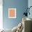 Abstract Pattern Peach-Whoartnow-Framed Giclee Print displayed on a wall