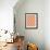 Abstract Pattern Peach-Whoartnow-Framed Giclee Print displayed on a wall