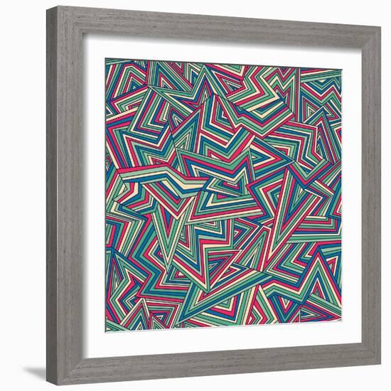 Abstract Pattern-Magnia-Framed Art Print