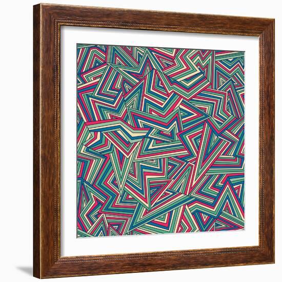 Abstract Pattern-Magnia-Framed Art Print