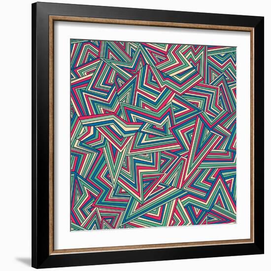 Abstract Pattern-Magnia-Framed Art Print