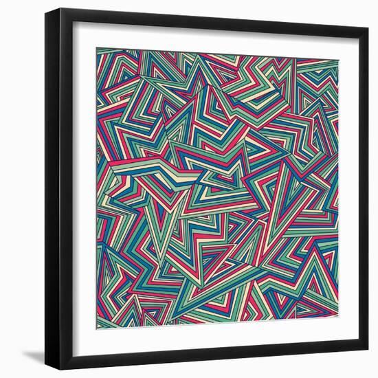 Abstract Pattern-Magnia-Framed Art Print