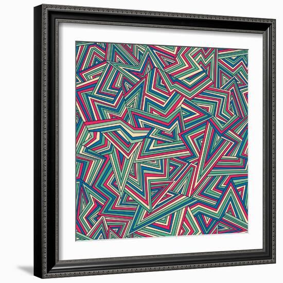 Abstract Pattern-Magnia-Framed Art Print