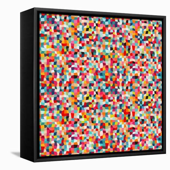 Abstract Pattern-Magnia-Framed Stretched Canvas