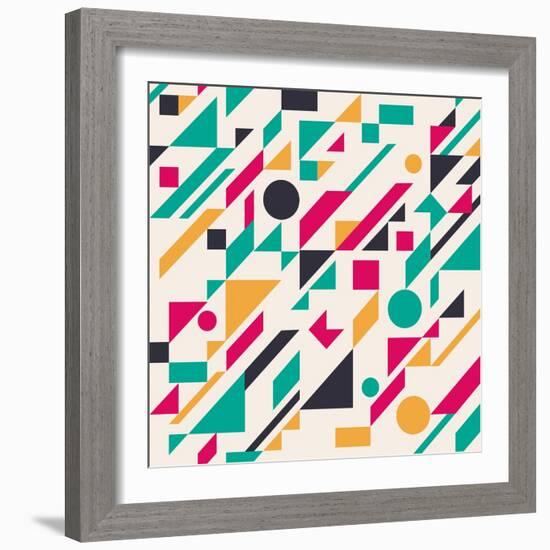 Abstract Pattern-Magnia-Framed Premium Giclee Print