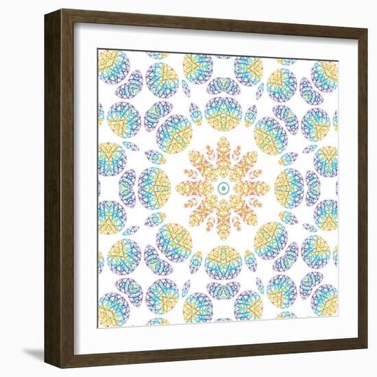 Abstract Pattern-Dink101-Framed Art Print