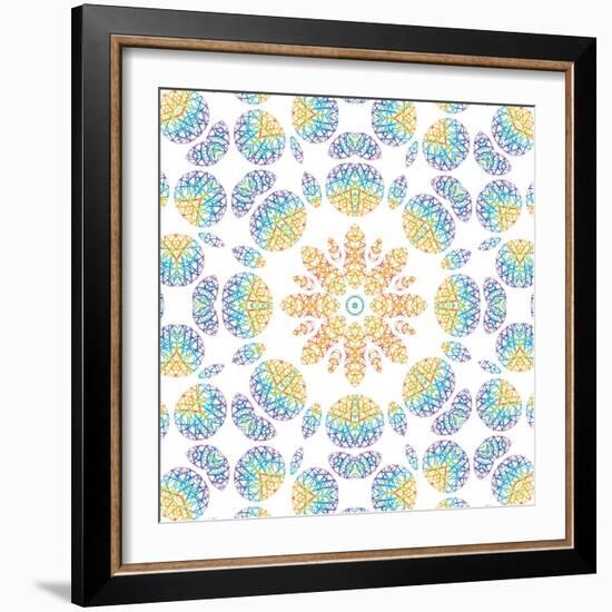 Abstract Pattern-Dink101-Framed Art Print