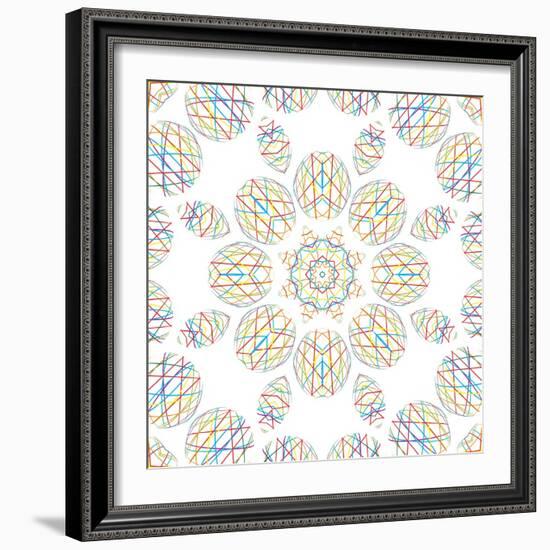 Abstract Pattern-Dink101-Framed Art Print