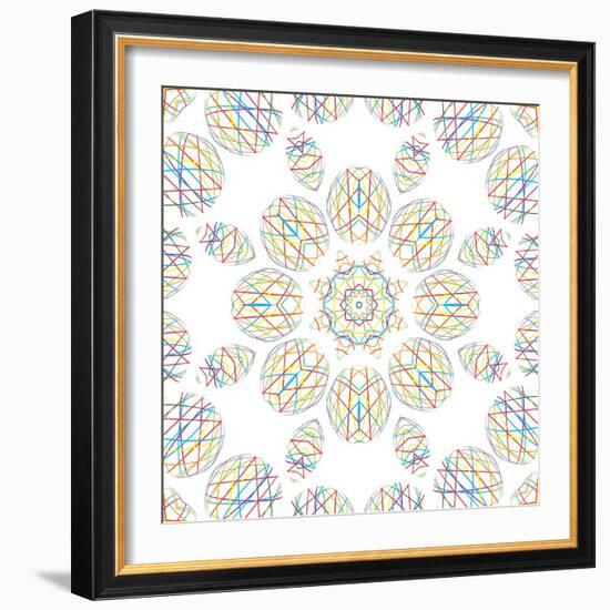 Abstract Pattern-Dink101-Framed Art Print