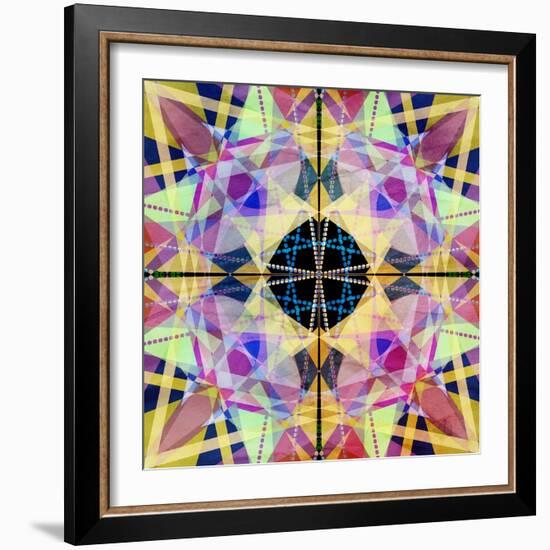 Abstract Pattern-Tanor-Framed Art Print