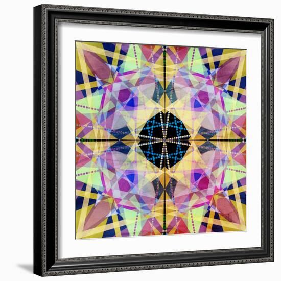 Abstract Pattern-Tanor-Framed Art Print