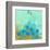 Abstract Peacock-Irena Orlov-Framed Art Print