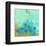 Abstract Peacock-Irena Orlov-Framed Art Print