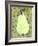 Abstract Pear With Swirls-Blenda Tyvoll-Framed Art Print