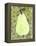 Abstract Pear With Swirls-Blenda Tyvoll-Framed Stretched Canvas