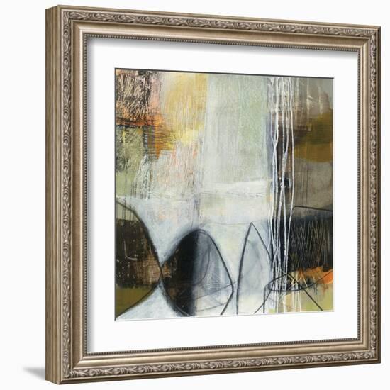 Abstract Pebble I-Davies Jane-Framed Art Print