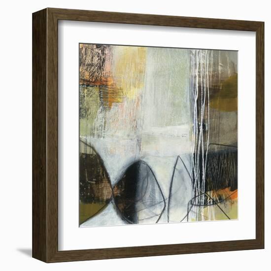 Abstract Pebble I-Davies Jane-Framed Art Print