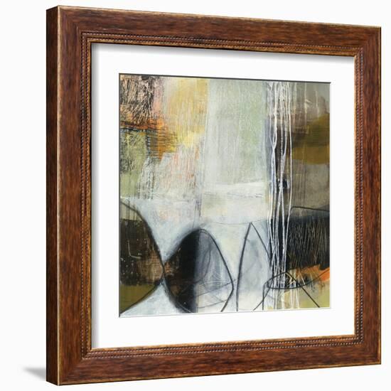 Abstract Pebble I-Davies Jane-Framed Art Print