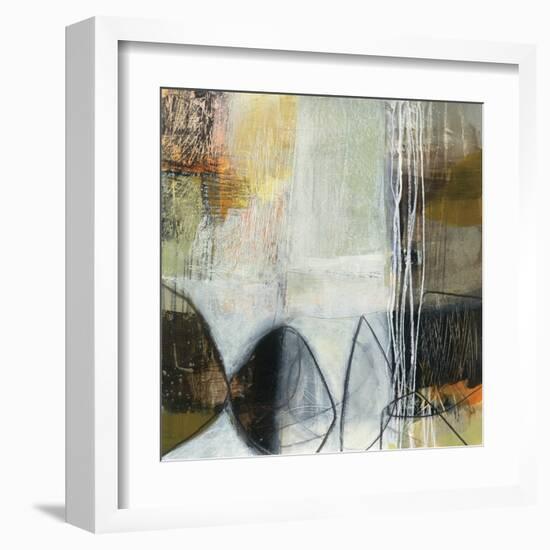 Abstract Pebble I-Davies Jane-Framed Art Print