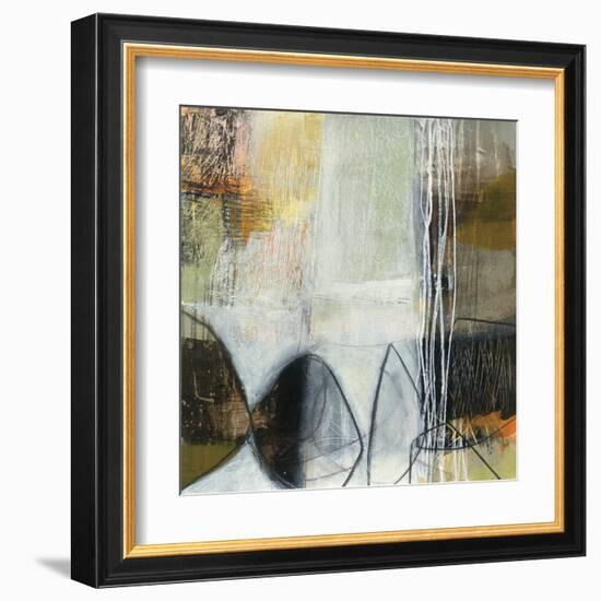 Abstract Pebble I-Davies Jane-Framed Art Print