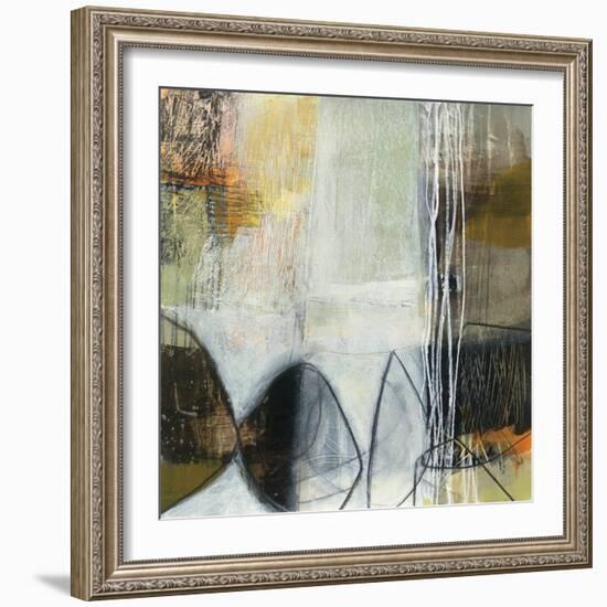 Abstract Pebble I-Davies Jane-Framed Art Print