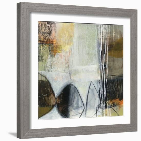 Abstract Pebble I-Davies Jane-Framed Art Print