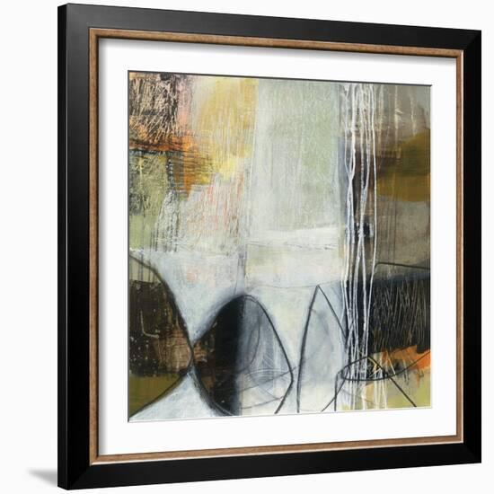 Abstract Pebble I-Davies Jane-Framed Art Print