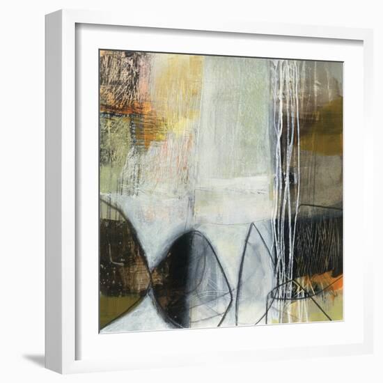 Abstract Pebble I-Davies Jane-Framed Art Print