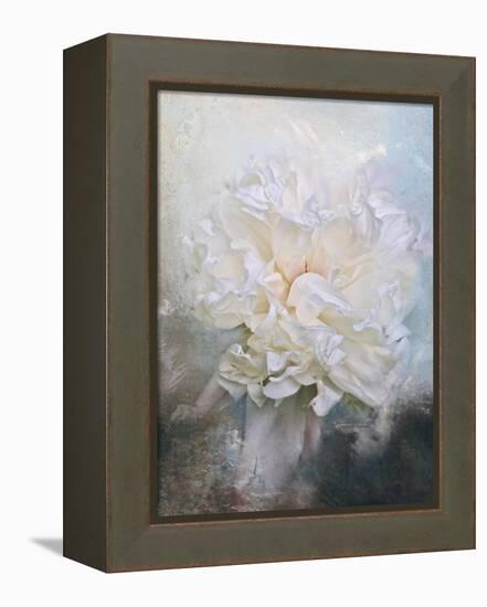 Abstract Peony in Blue-Jai Johnson-Framed Premier Image Canvas