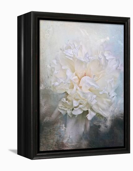 Abstract Peony in Blue-Jai Johnson-Framed Premier Image Canvas