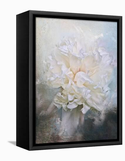 Abstract Peony in Blue-Jai Johnson-Framed Premier Image Canvas