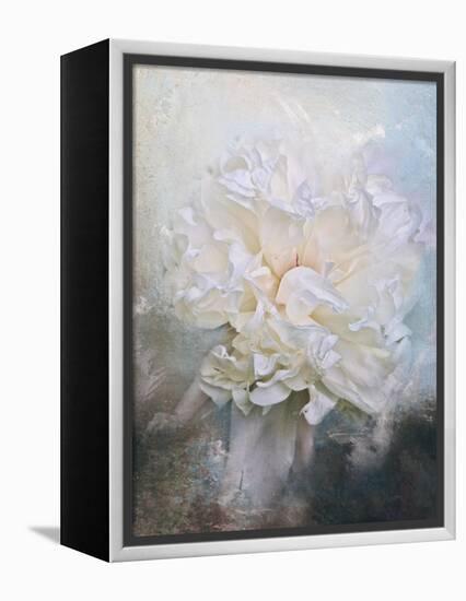 Abstract Peony in Blue-Jai Johnson-Framed Premier Image Canvas