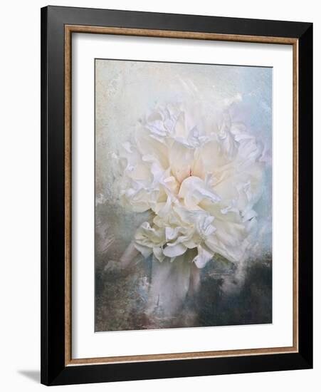 Abstract Peony in Blue-Jai Johnson-Framed Giclee Print