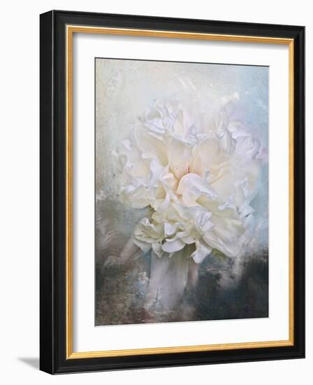 Abstract Peony in Blue-Jai Johnson-Framed Giclee Print